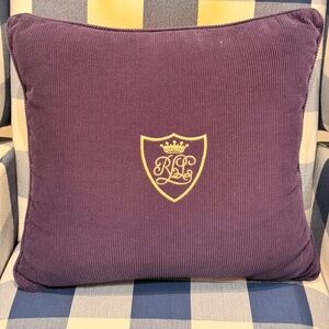 Ralph Lauren Crest Throw Pillow 15' x 15'
